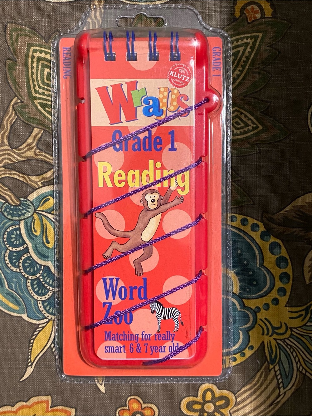 Klutz Wraps Book Grade 1 Reading Word Zoo Build Literacy & Cognitive Skills